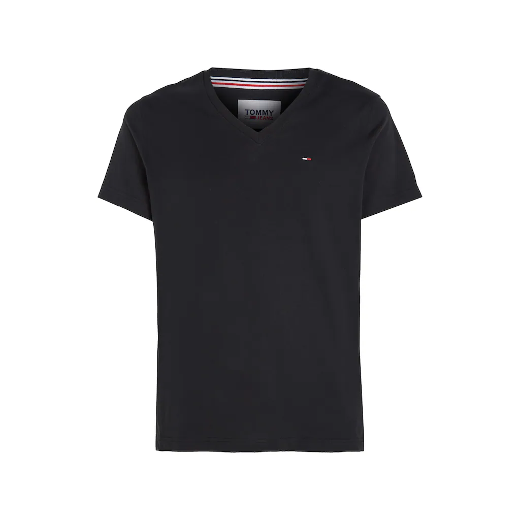 Tommy Jeans T-Shirt »TJM ORIGINAL JERSEY V NECK TEE« Mit V-Ausschnitt Und Dezenter Logo-Flag ▷ Kaufen