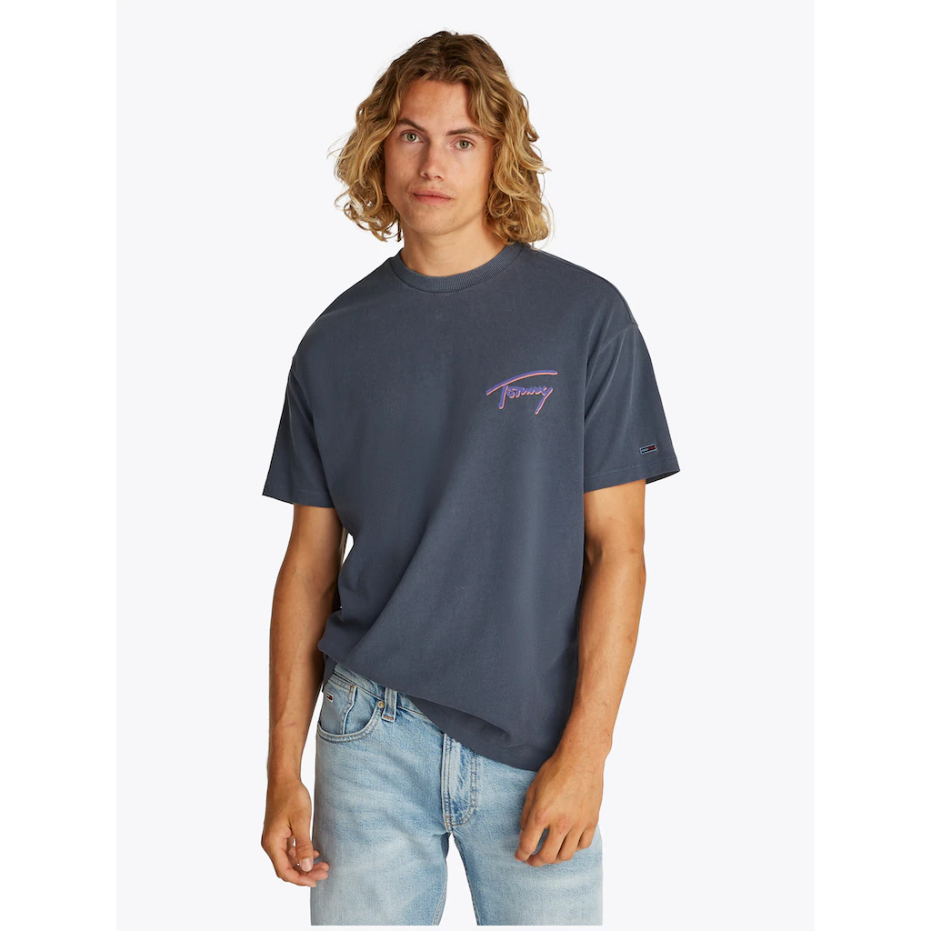 Tommy Jeans T-Shirt »TJM RLX FADED GRAPHIC TEE EXT« mit großem Rückendruck