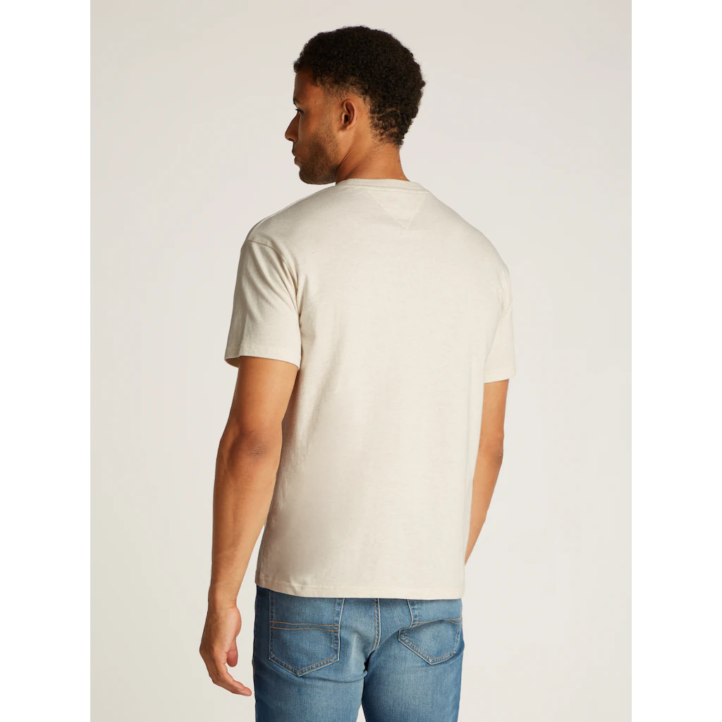Tommy Jeans T-Shirt »TJM RLX MELANGE BIG FLAG TEE« Mit Großem Logo ▷ Bestellen