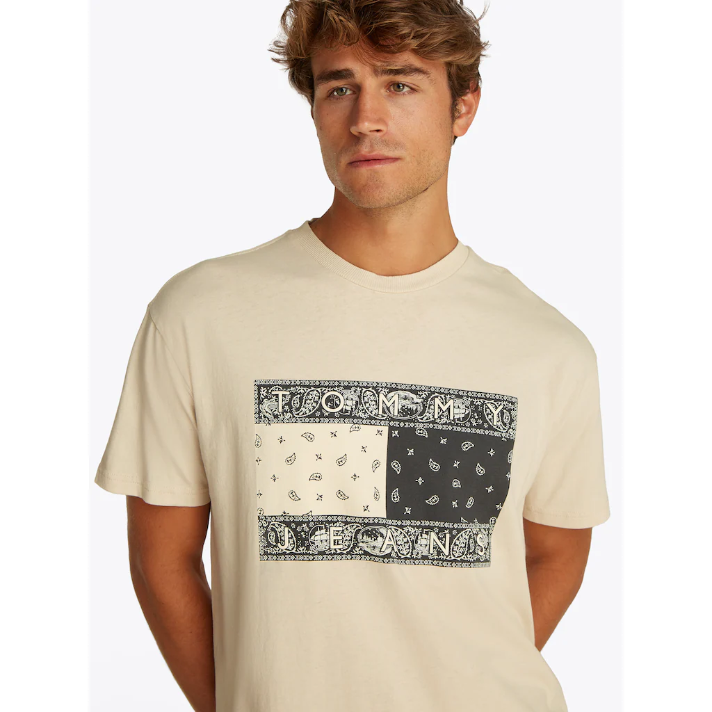 Tommy Jeans T-Shirt »TJM RLX PAISLEY FLAG TEE EXT«