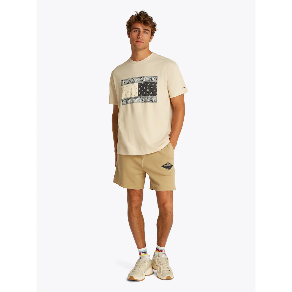 Tommy Jeans T-Shirt »TJM RLX PAISLEY FLAG TEE EXT«
