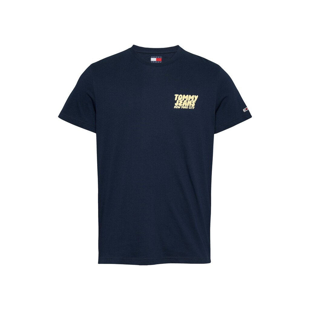 Tommy Jeans T-Shirt »TJM SLIM BUBBLE PRINT SS TEE EXT« Mit Gummierten Print ▷ Kaufen