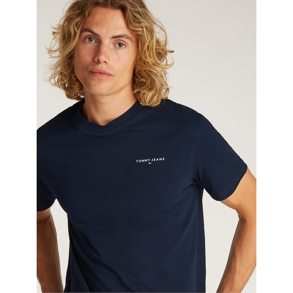 Tommy Jeans T-Shirt »TJM SLIM LINEAR CHEST SS TEE EXT« Mit Logodruck ▷ Bestellen