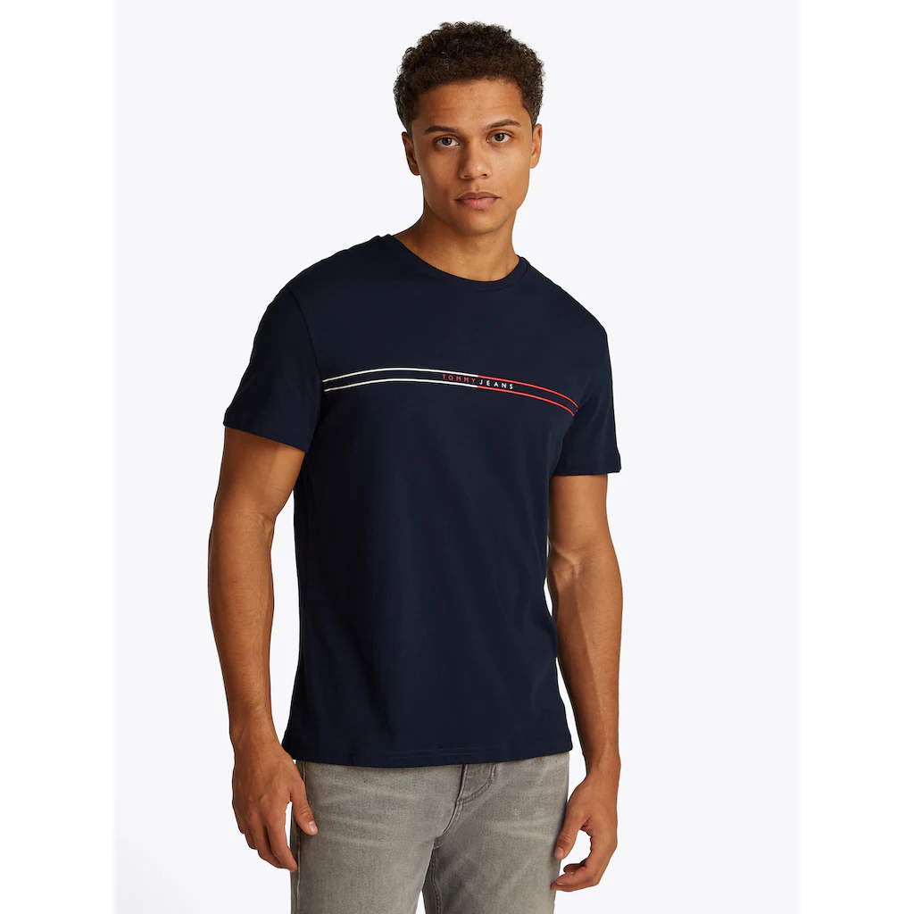 Tommy Jeans T-Shirt »TJM SLM ENTRY GRPHC T EXT 2 PCK« (Packung 2 Tlg. 2er)