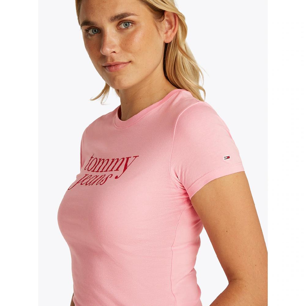 Tommy Jeans T-Shirt »TJW 2PACK ESSENTIAL LOGO TEE« (Packung 2 Tlg.) Mit Logodruck