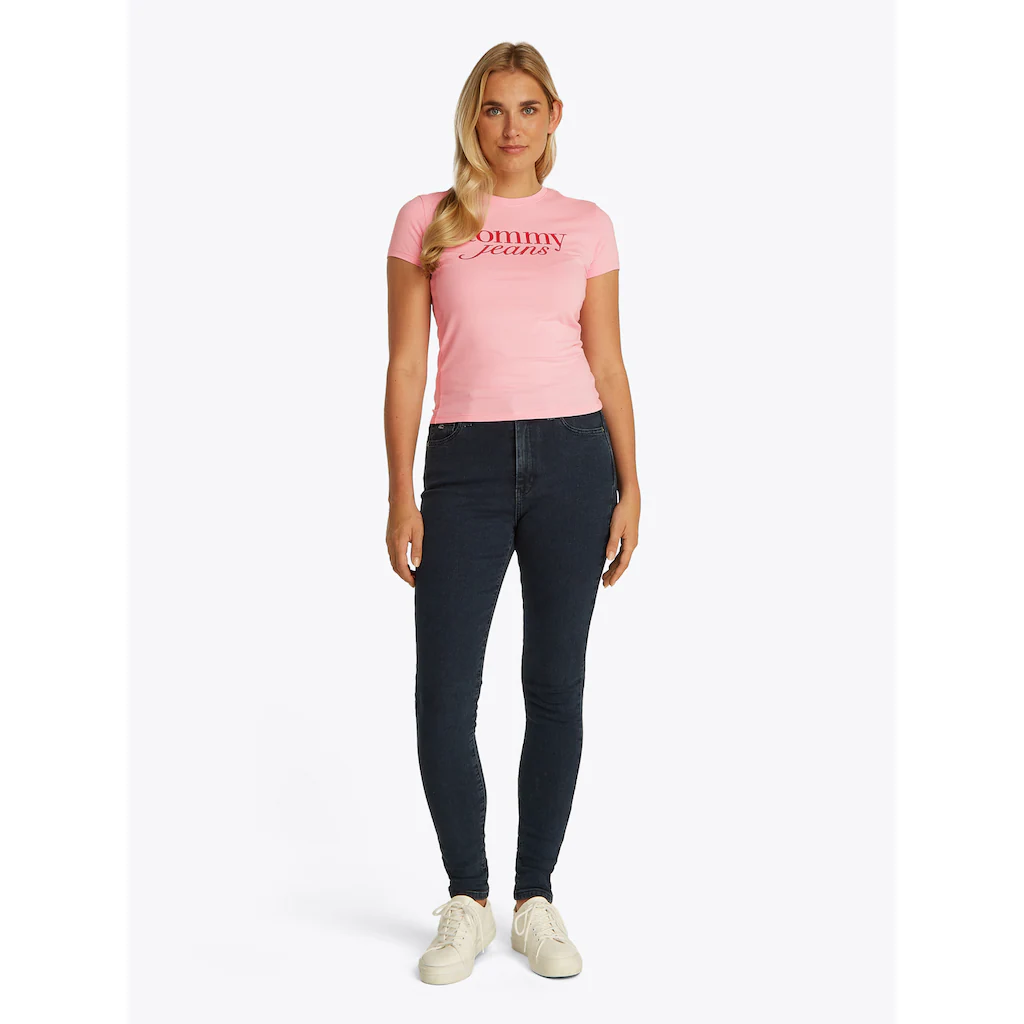Tommy Jeans T-Shirt »TJW 2PACK ESSENTIAL LOGO TEE« (Packung 2 Tlg.) Mit Logodruck