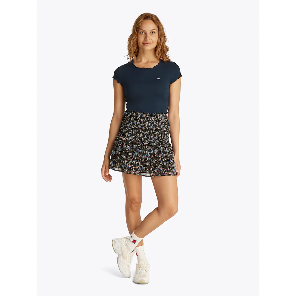 Tommy Jeans T-Shirt »TJW SH SLIM BABYLOCK TEE EXT« Mit Babylock