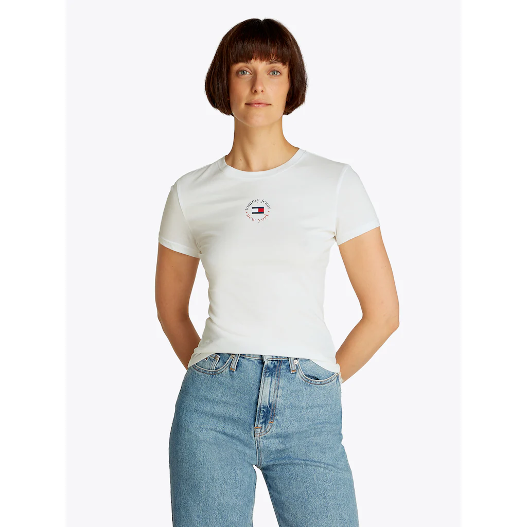Tommy Jeans T-Shirt »TJW SLIM ESSENTIAL LOGO 2 TEE« mit Logoschriftzug