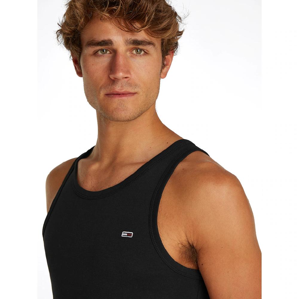 Tommy Jeans Tanktop »TJM XSLIM 2PCK RIB TANK EXT« (Packung 2 Tlg. 2er) Mit Gerippter Struktur