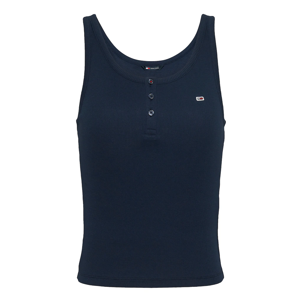 Tommy Jeans Tanktop »TJW SLIM BUTTON TANK« Mit Knopf