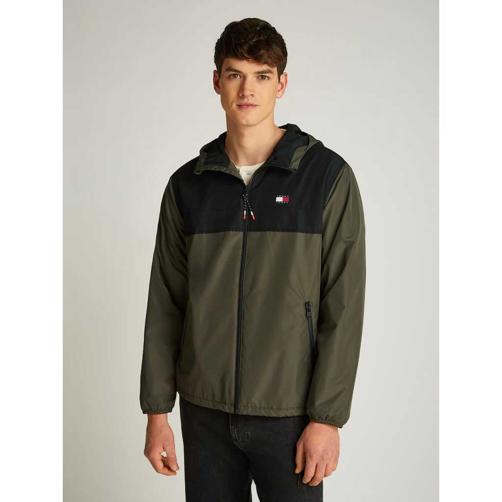 Tommy Jeans Windbreaker »TJM FLEECE LINED CHICAGO JACKET« mit Kapuze mit Fleece-Futter ▷ kaufen