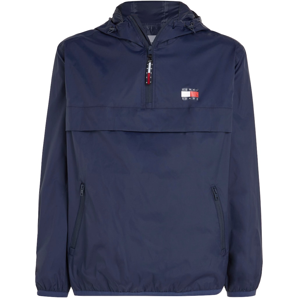 Tommy Jeans Windbreaker »TJM PCKABLE TECH CHICAGO POPOVER« Mit Kapuze Mit Kontrastfarbenen Details ▷ Für
