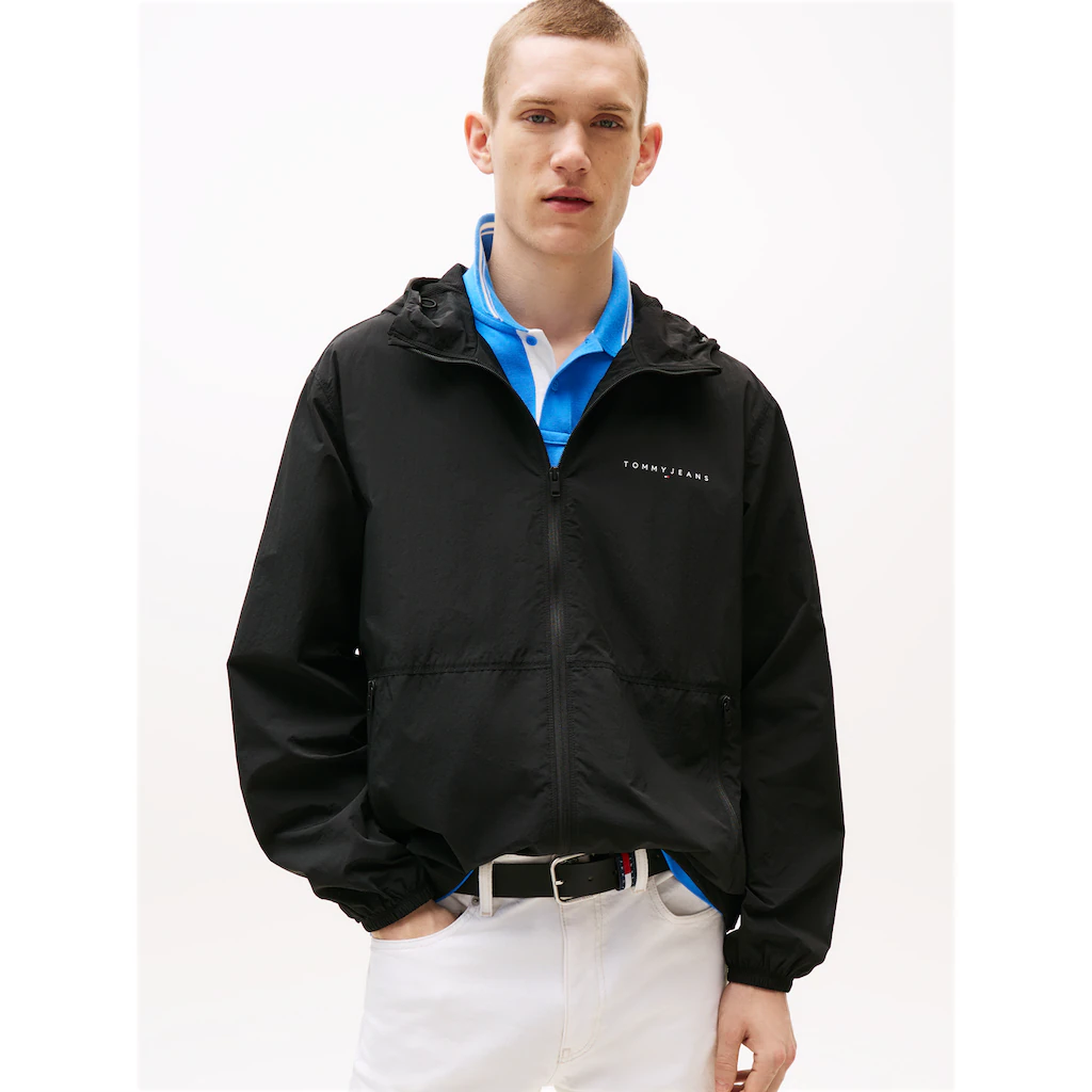 Tommy Jeans Windbreaker »TJM WINDBREAKER EXT« Mit Kapuze Mit Rundhalsausschnitt ▷ Für