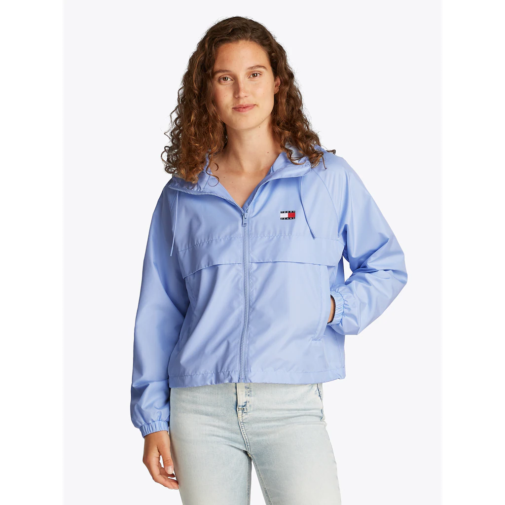 Tommy Jeans Windbreaker »TJW ESSENTIAL WINDBREAKER EXT« mit Kapuze mit Logodruck