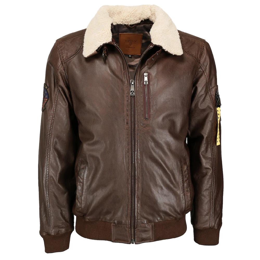 TOP GUN Lederjacke »TG20193144« ▷ bestellen