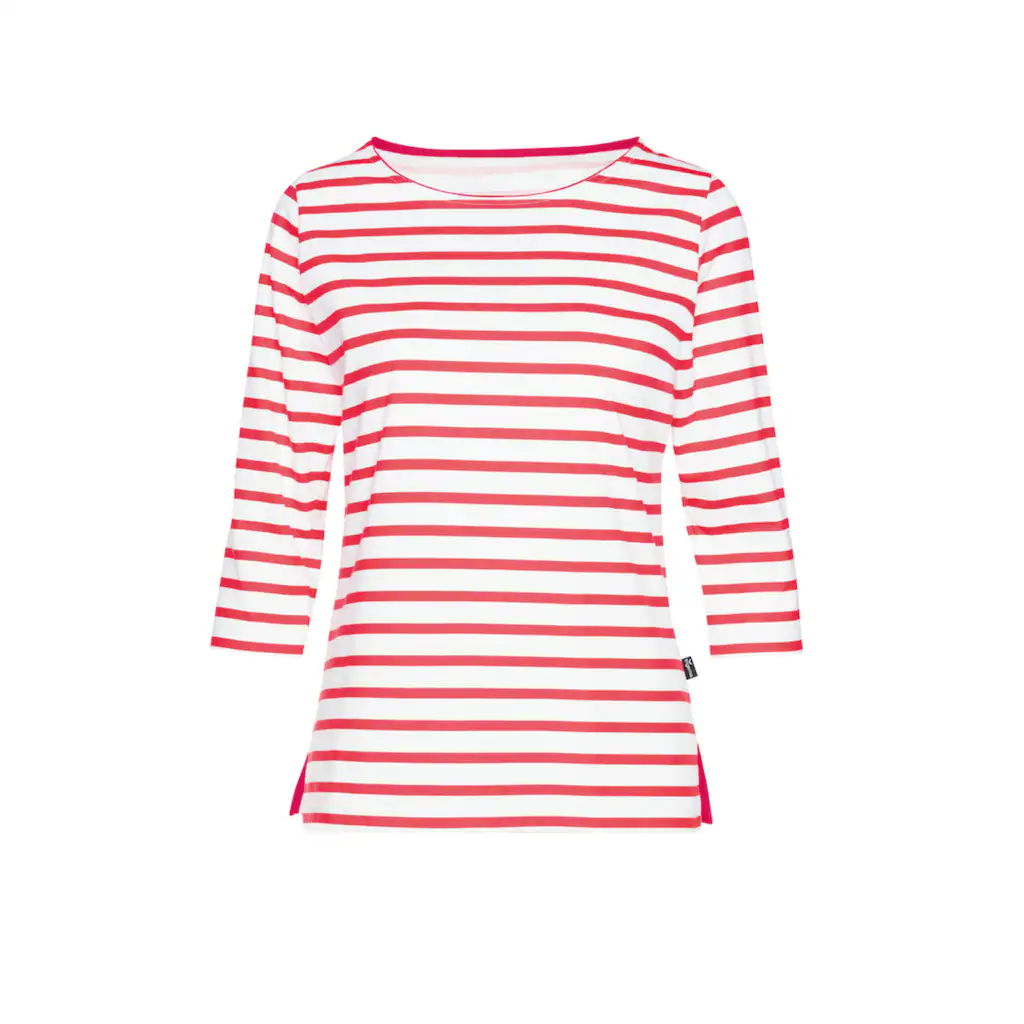 Trigema Longsleeve »TRIGEMA Dreiviertelarm Shirt Mit Ringelmuster« (1 Tlg.)