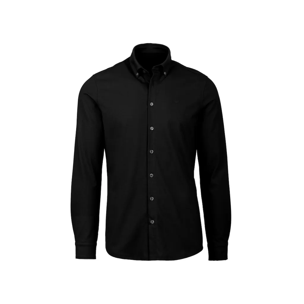 Trigema Poloshirt »TRIGEMA Business-Hemd Aus DELUXE-Single-Jersey« (1 Tlg.)