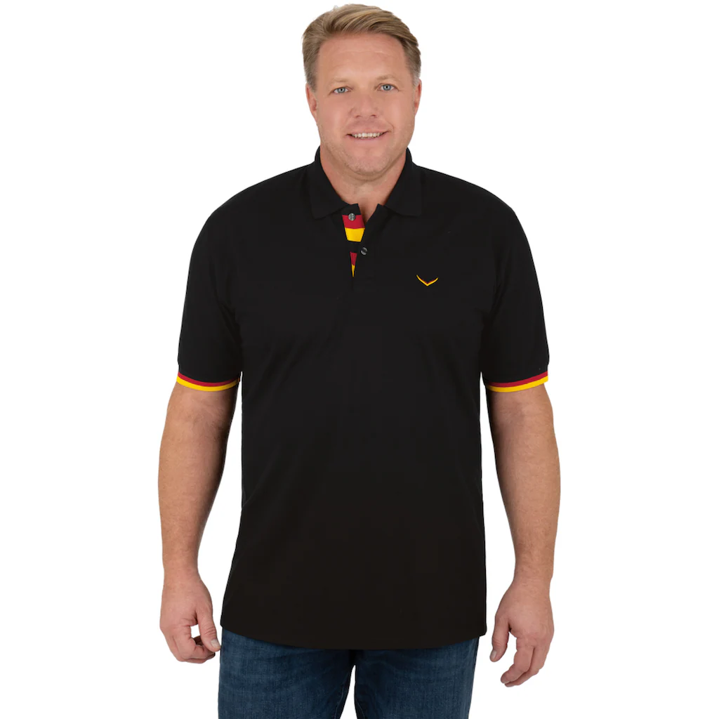 Trigema Poloshirt »TRIGEMA Deutschland Poloshirt« (1 Tlg.)