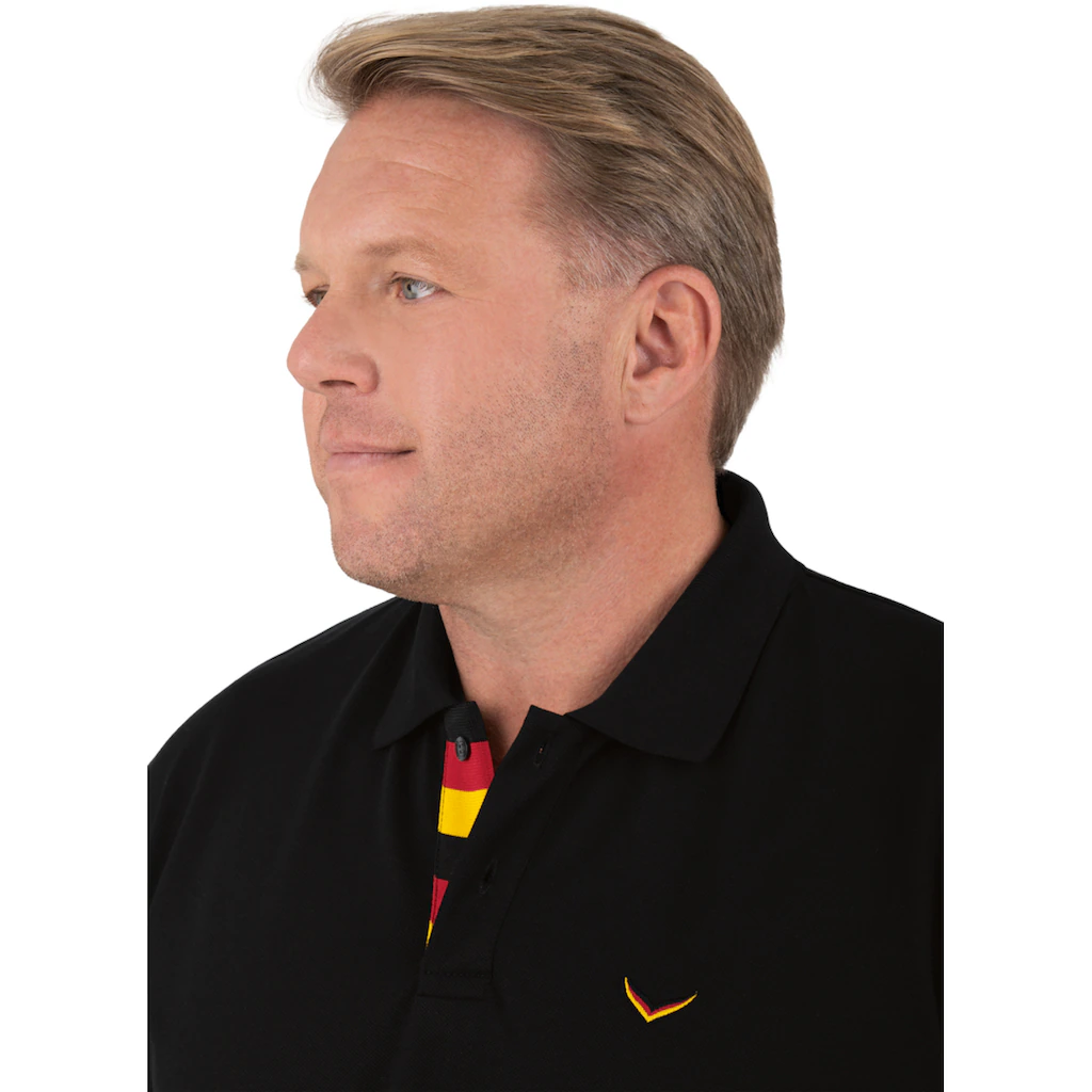 Trigema Poloshirt »TRIGEMA Deutschland Poloshirt« (1 Tlg.)