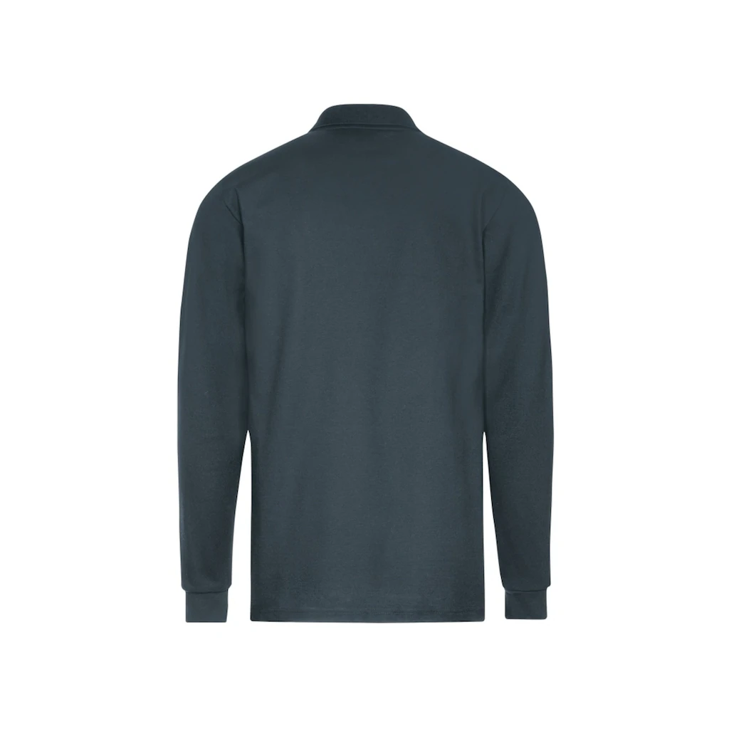Trigema Poloshirt »TRIGEMA Langarm Poloshirt Mit Armbündchen« (1 Tlg.)