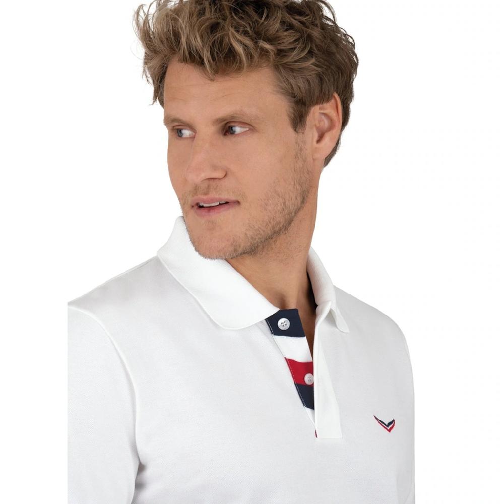 Trigema Poloshirt »TRIGEMA Poloshirt Mit Dreifarbiger Knopfleiste« (1 Tlg.)