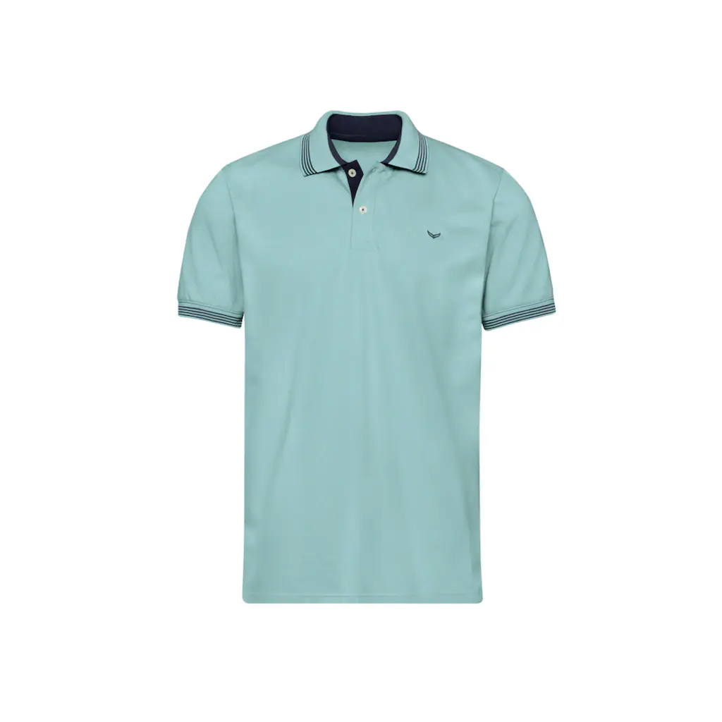 Trigema Poloshirt »TRIGEMA Poloshirt Mit Kontrastfarbigen Akzenten« (1 Tlg.)