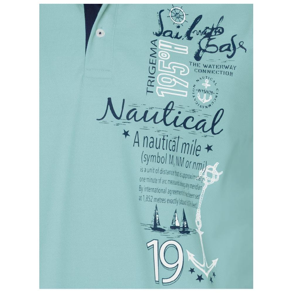 Trigema Poloshirt »TRIGEMA Poloshirt Mit Maritimem Printmotiv« (1 Tlg.)