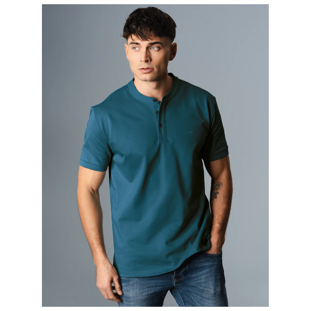 Trigema Poloshirt »TRIGEMA Poloshirt Mit Stehkragen« (1 Tlg.)