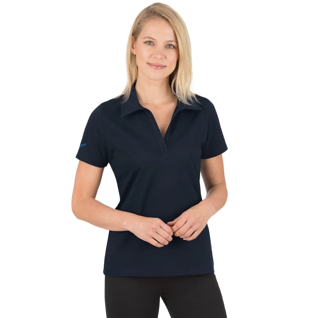Trigema Poloshirt »TRIGEMA Poloshirt ohne Knopfleiste« (1 tlg.)