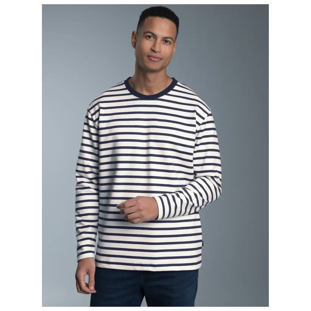 Trigema Sweatshirt »TRIGEMA Sweatshirt Mit Ringelmuster«