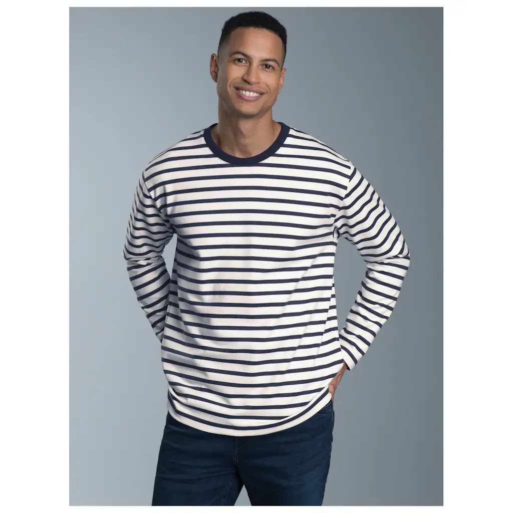 Trigema Sweatshirt »TRIGEMA Sweatshirt mit Ringelmuster«