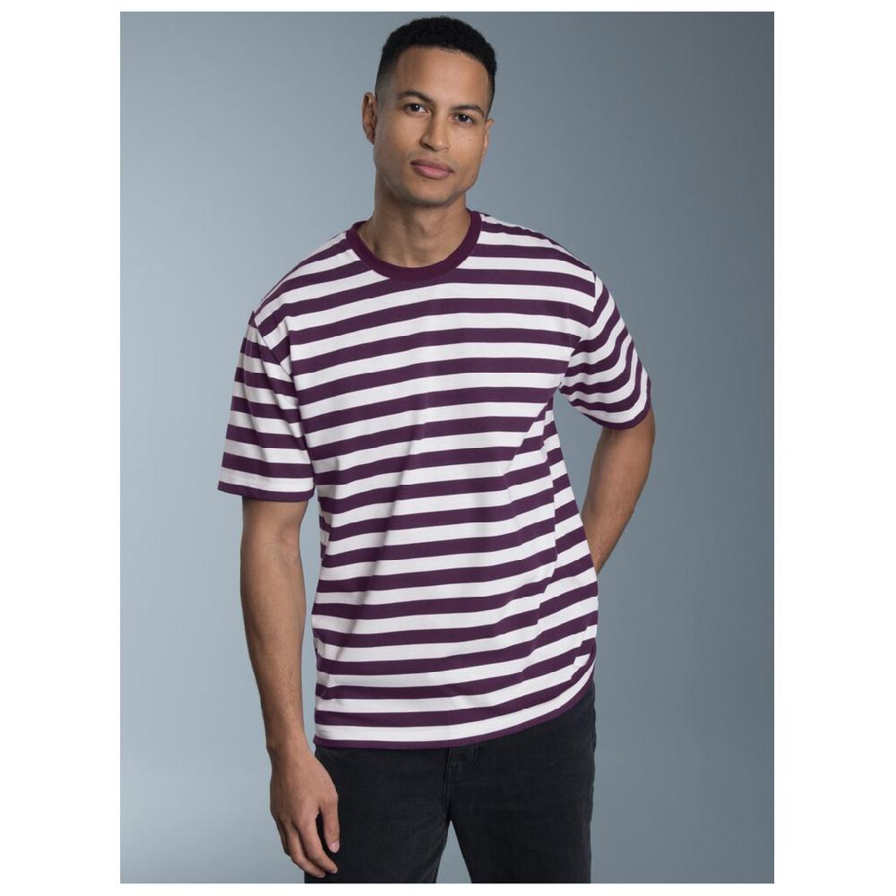 Trigema T-Shirt »TRIGEMA Heavy T-Shirt Mit Ringelmuster« (1 Tlg.)