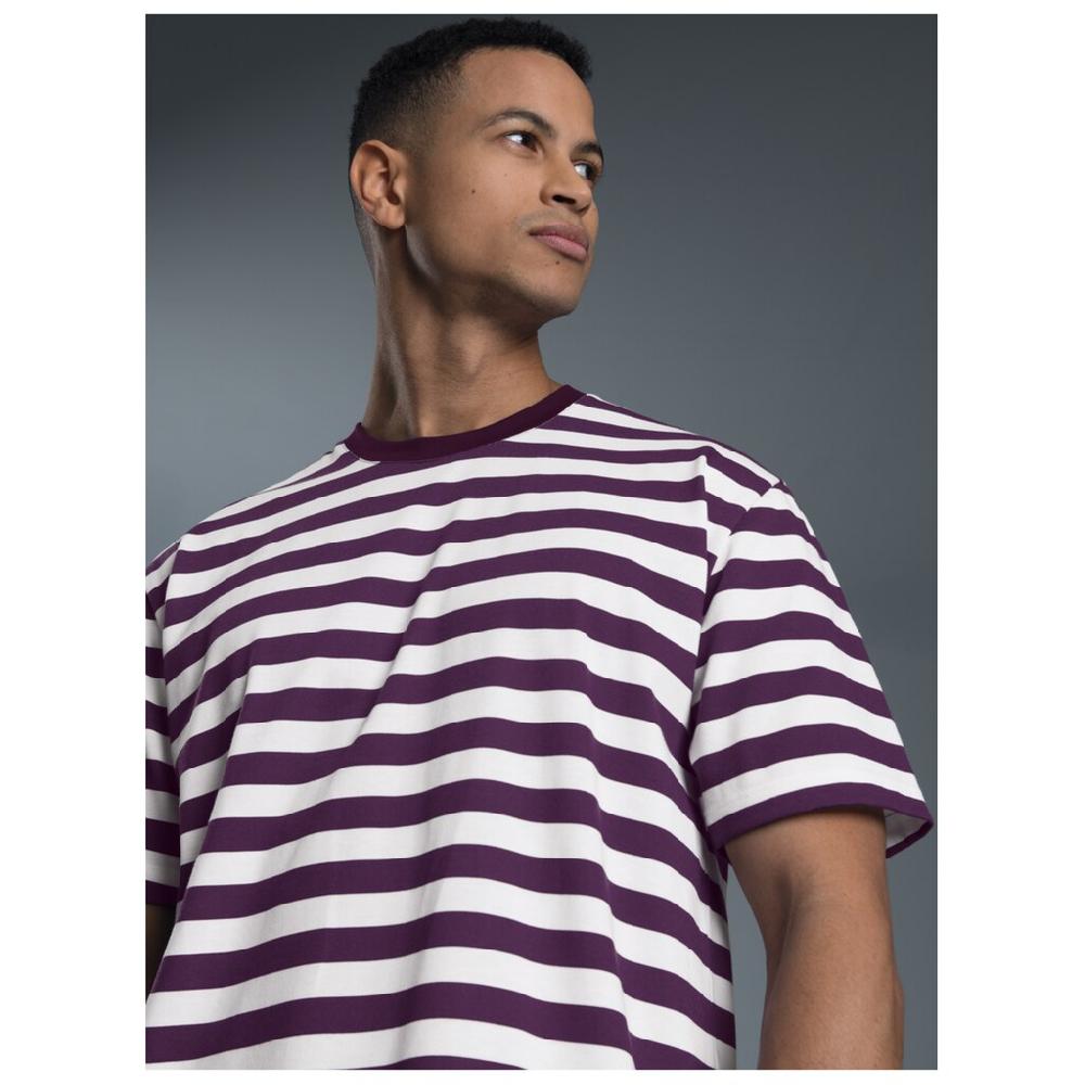 Trigema T-Shirt »TRIGEMA Heavy T-Shirt mit Ringelmuster« (1 tlg.)