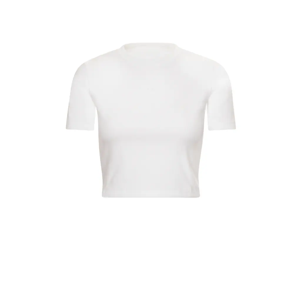 Trigema T-Shirt »TRIGEMA Modisches Crop-Top« (1 Tlg.)