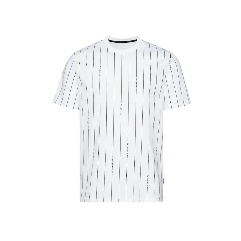 Trigema T-Shirt »TRIGEMA T-Shirt Mit Allover Streifen-Muster« (1 Tlg.)