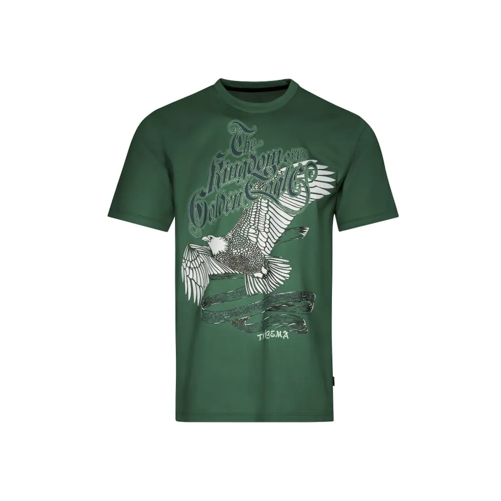 Trigema T-Shirt »TRIGEMA T-Shirt Mit Großem Adler-Printmotiv« (1 Tlg.)