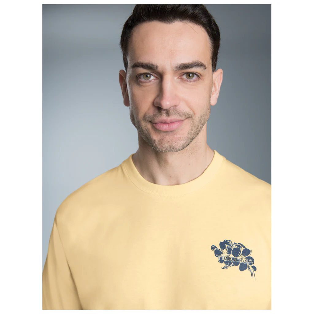 Trigema T-Shirt »TRIGEMA T-Shirt Mit Großem Backprint« (1 Tlg.)