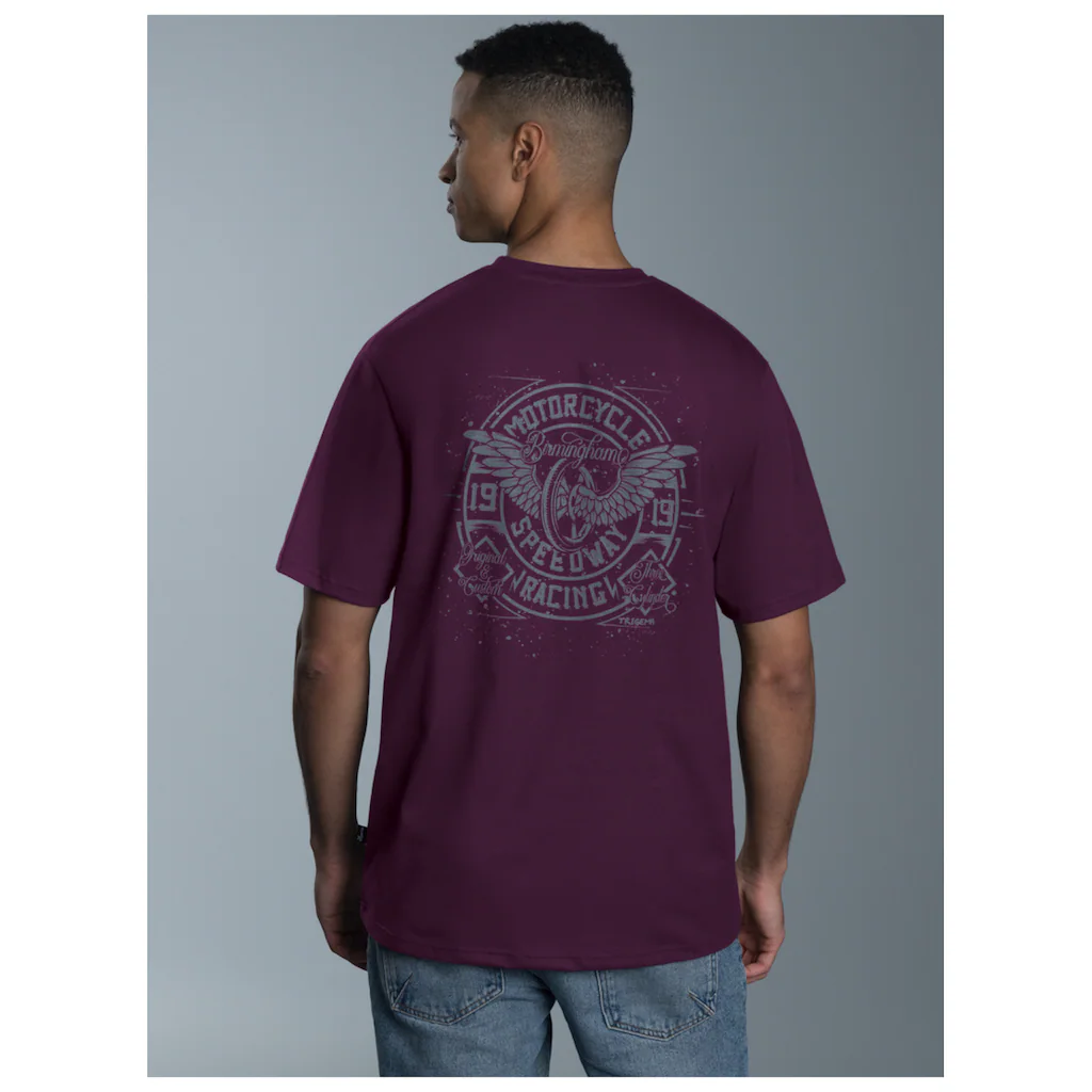 Trigema T-Shirt »TRIGEMA T-Shirt mit Motorrad-Printmotiven« (1 tlg.)