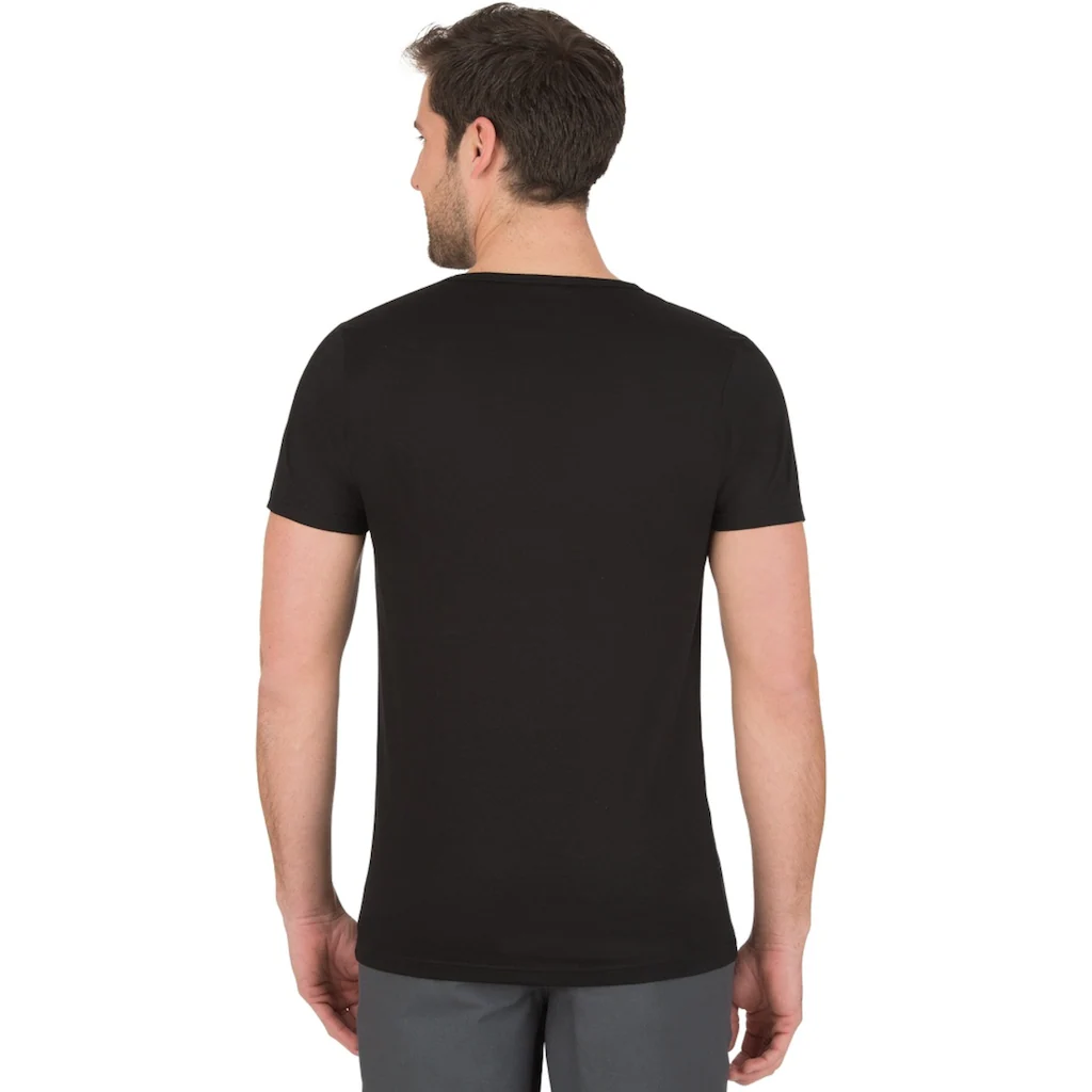 Trigema T-Shirt »TRIGEMA V-Shirt Slim Fit« (1 Tlg.)