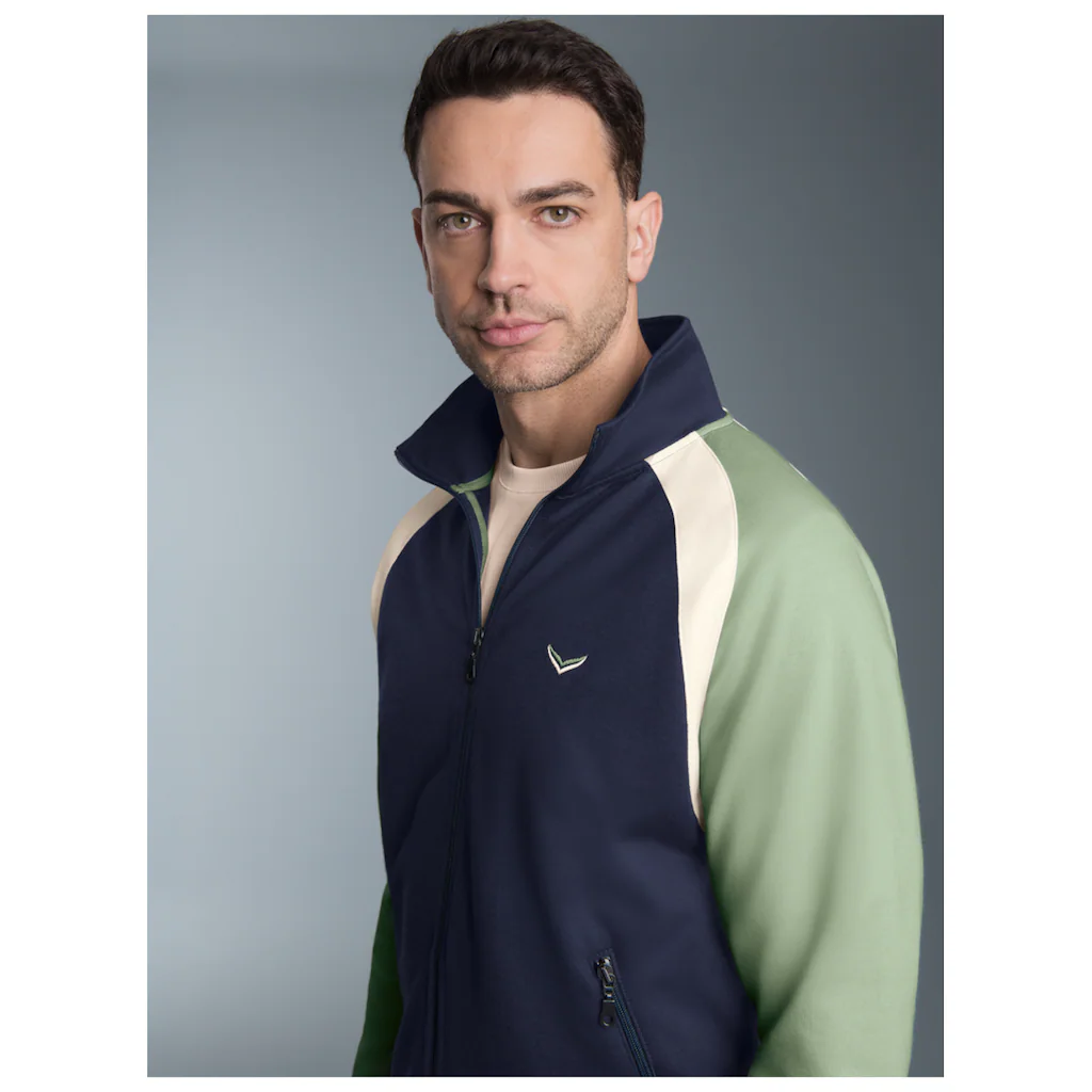 Trigema Trainingsjacke »TRIGEMA Sweatjacke Mit Stehkragen« (1 St.) ▷ Für