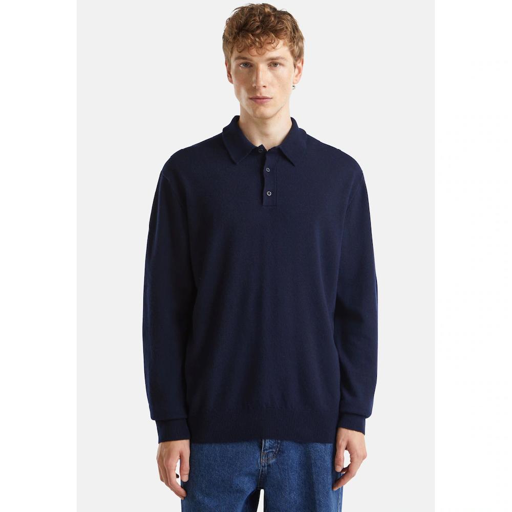United Colors of Benetton Langarm-Poloshirt ▷ kaufen