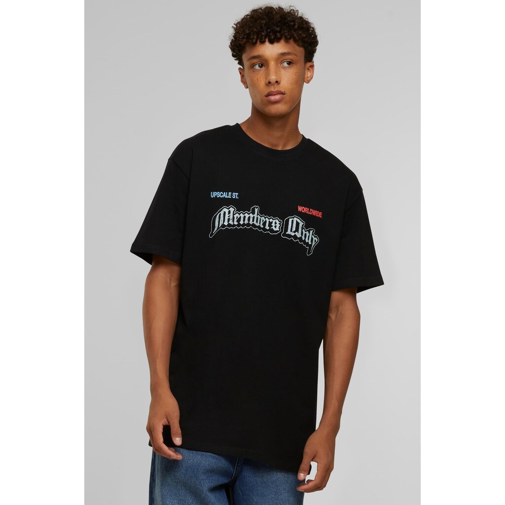 Upscale By Mister Tee T-Shirt »Upscale By Mister Tee Only Members Oversize Tee« (1 Tlg.)