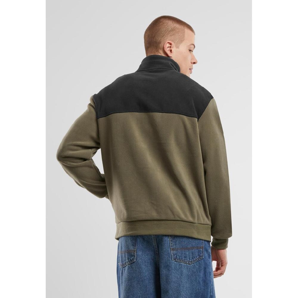 URBAN CLASSICS Allwetterjacke »Urban Classics Colour Block Polar Fleece Jacket« (1 St.) Ohne Kapuze