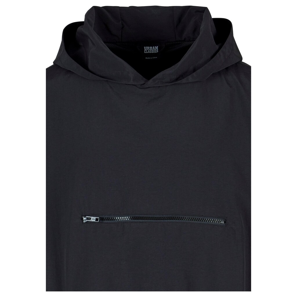 URBAN CLASSICS Allwetterjacke »Urban Classics Herren 90's Pull Over Jacket« (1 St.) Mit Kapuze ▷ Für