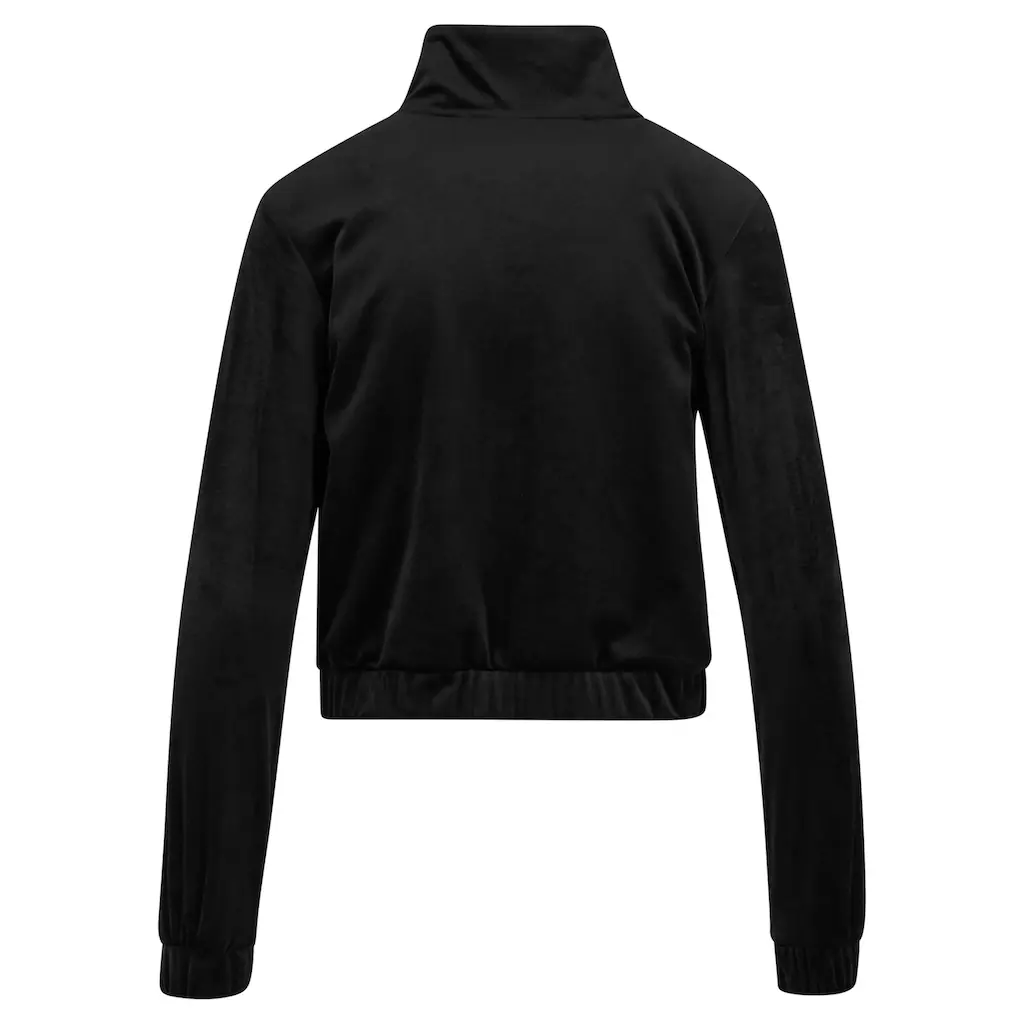 URBAN CLASSICS Allwetterjacke »Urban Classics Ladies Short Velvet Track Jacket« (1 St.) Ohne Kapuze