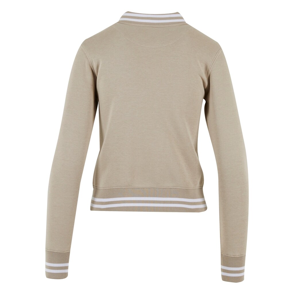 URBAN CLASSICS Anorak »Urban Classics Damen Ladies College Sweat Jacket« (1 St.) Ohne Kapuze