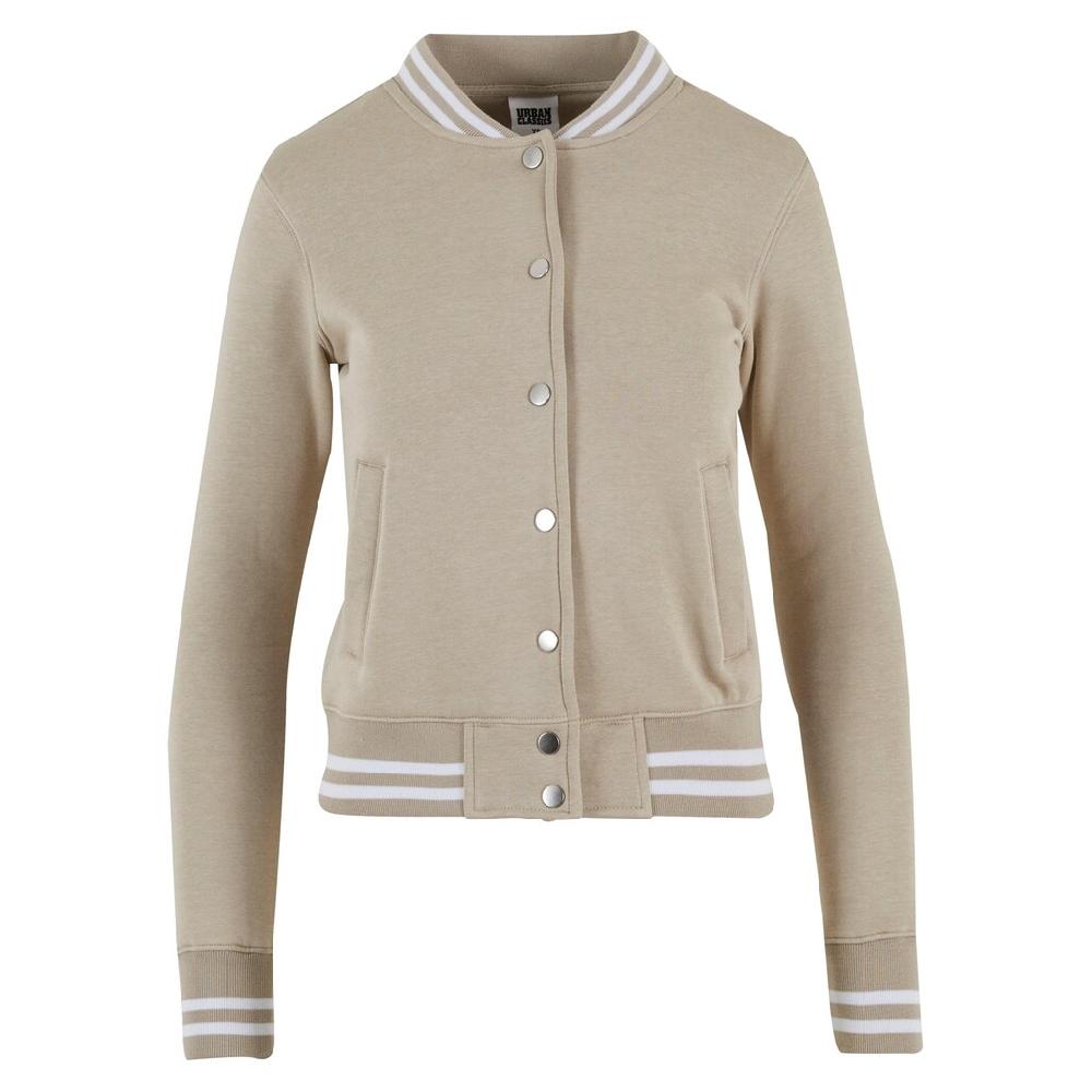 URBAN CLASSICS Anorak »Urban Classics Damen Ladies College Sweat Jacket« (1 St.) ohne Kapuze