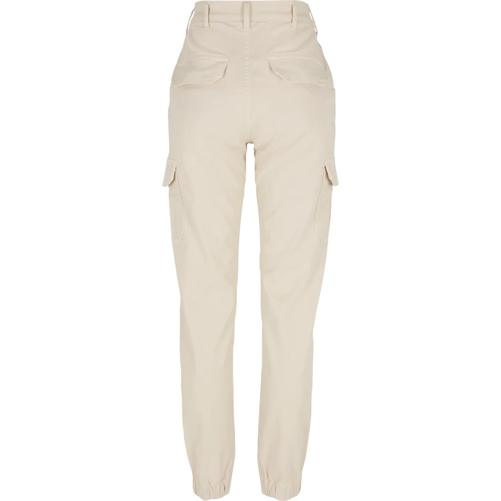URBAN CLASSICS Cargohose »Urban Classics Damen Ladies High Waist Cargo Pants« (1 Tlg.)