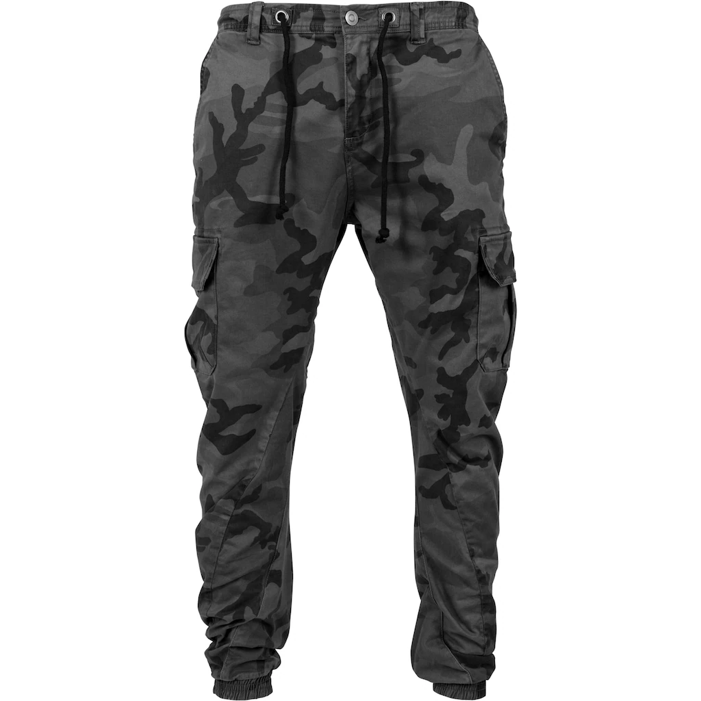 URBAN CLASSICS Cargohose »Urban Classics Herren Camo Cargo Jogging Pants« (1 tlg.) ▷ für