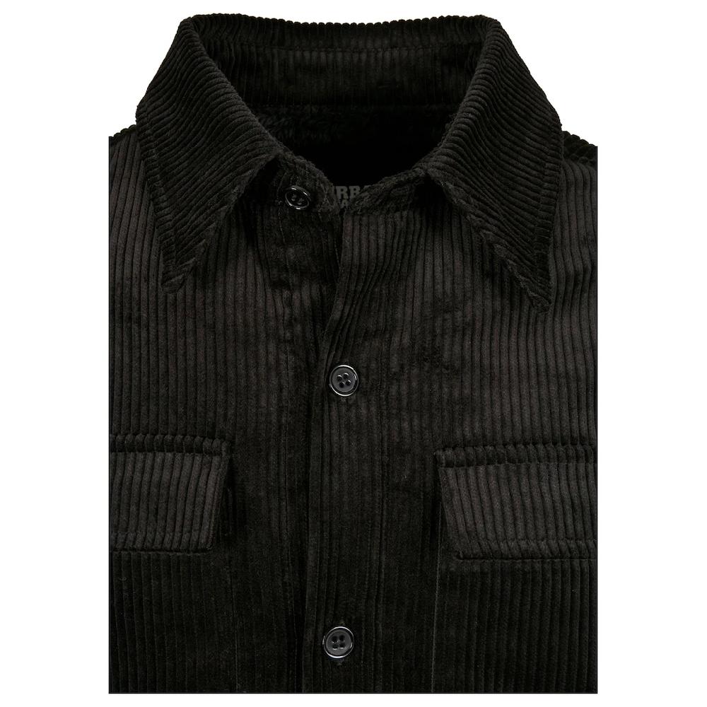 URBAN CLASSICS Cordjacke »Urban Classics Herren Corduroy Shirt Jacket« (1 St.) Ohne Kapuze